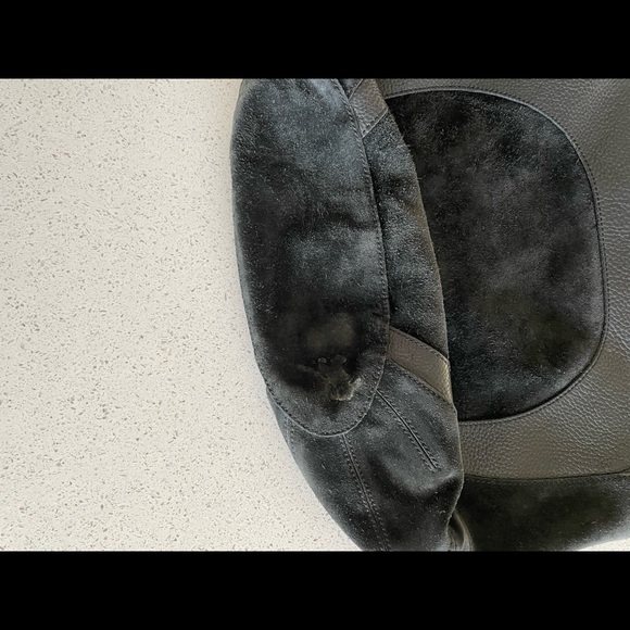 Banana Republic black suede leather shoulder bag - Picture 7 of 7